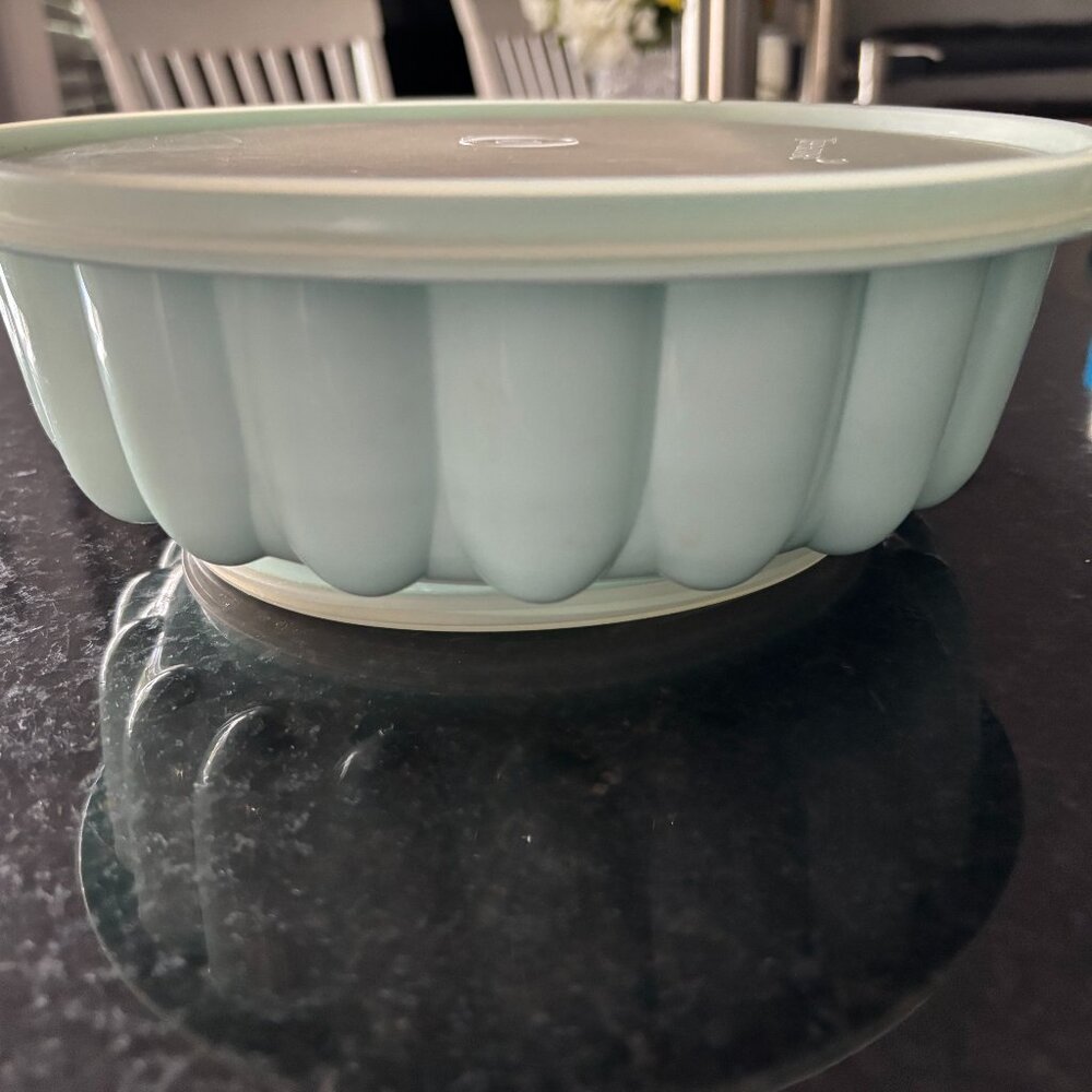 Tupperware jello mold with lid